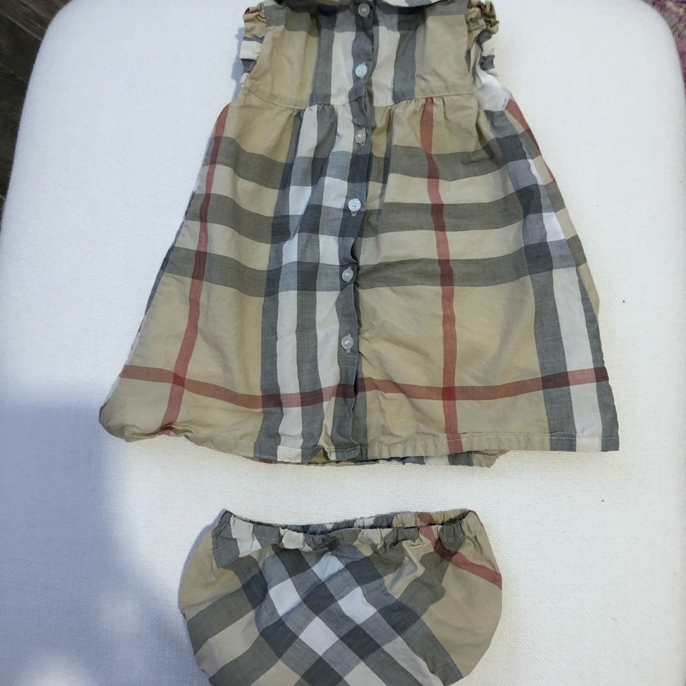 Burberry Children Baby Davina Dress Baby 6 Months - Picture 3 of 4